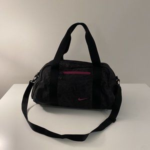 Nike Black & Pink Gym Bag